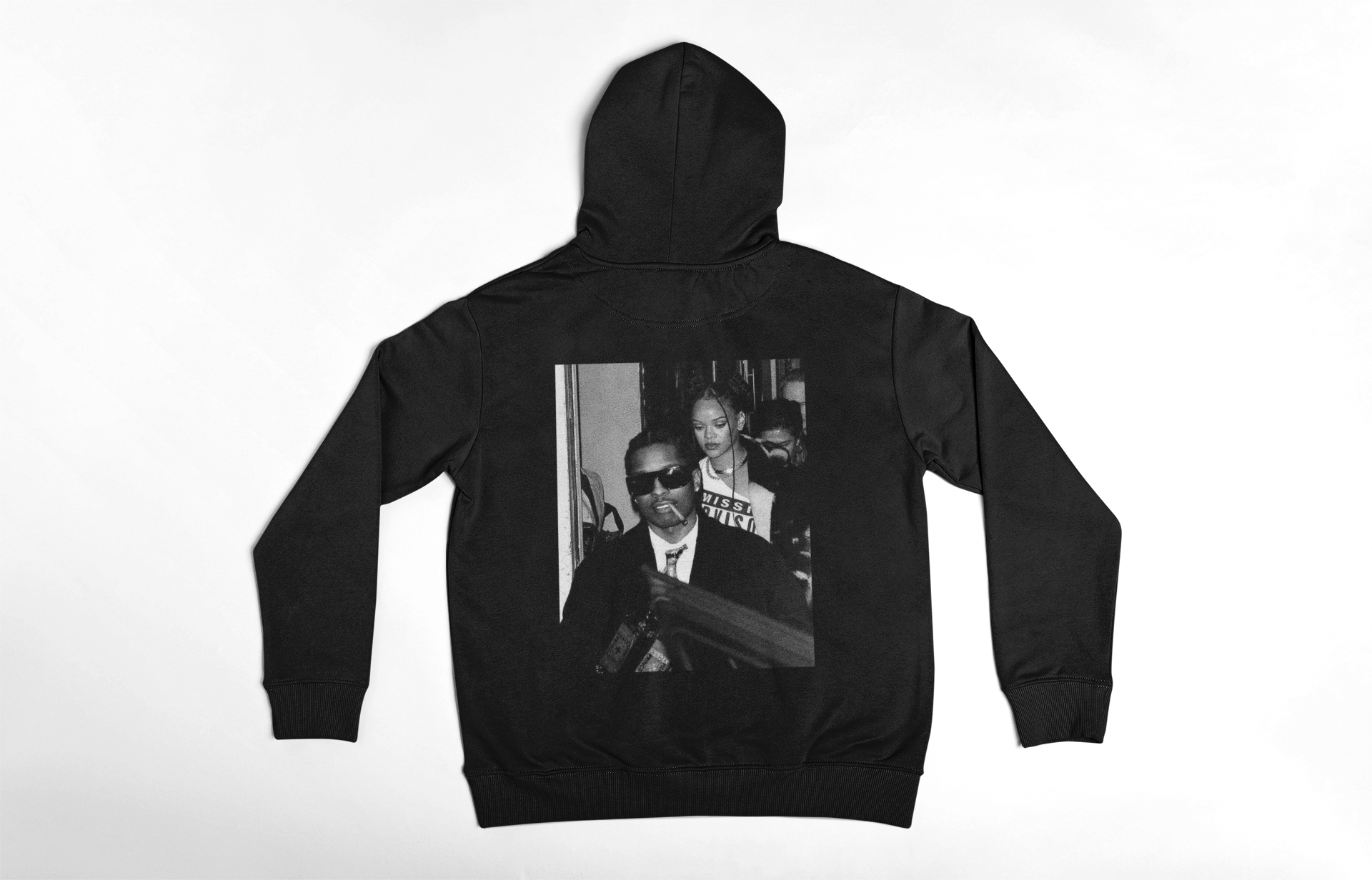 Sudadera Rihanna & Travis Scott (blanco y negro)